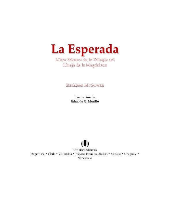 Portada de La esperada